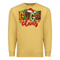 Antique Gold christmas gogo claus Premium Sweatshirt - FaDigitalArtStudio