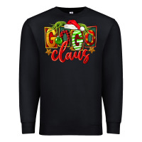 Black christmas gogo claus Premium Sweatshirt - FaDigitalArtStudio