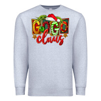 Heather Grey christmas gogo claus Premium Sweatshirt - FaDigitalArtStudio