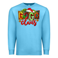 Ocean Blue christmas gogo claus Premium Sweatshirt - FaDigitalArtStudio