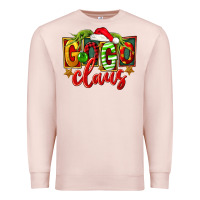 Pale Pink christmas gogo claus Premium Sweatshirt - FaDigitalArtStudio