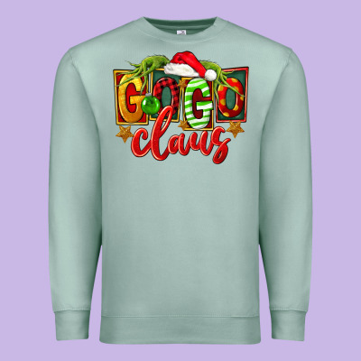 Christmas Gogo Claus Premium Sweatshirt Designed By Fadigitalartstudio
