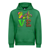 Emerald love mardi gras Urban Hoodie - Jasminsmagicworld
