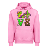 Fuchsia Pink love mardi gras Urban Hoodie - Jasminsmagicworld