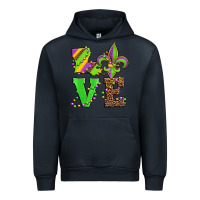 Navy love mardi gras Urban Hoodie - Jasminsmagicworld