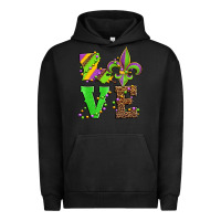 Pigment Black love mardi gras Urban Hoodie - Jasminsmagicworld