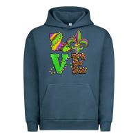 Pigment Midnight Navy love mardi gras Urban Hoodie - Jasminsmagicworld