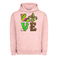 Pigment Salmon love mardi gras Urban Hoodie - Jasminsmagicworld