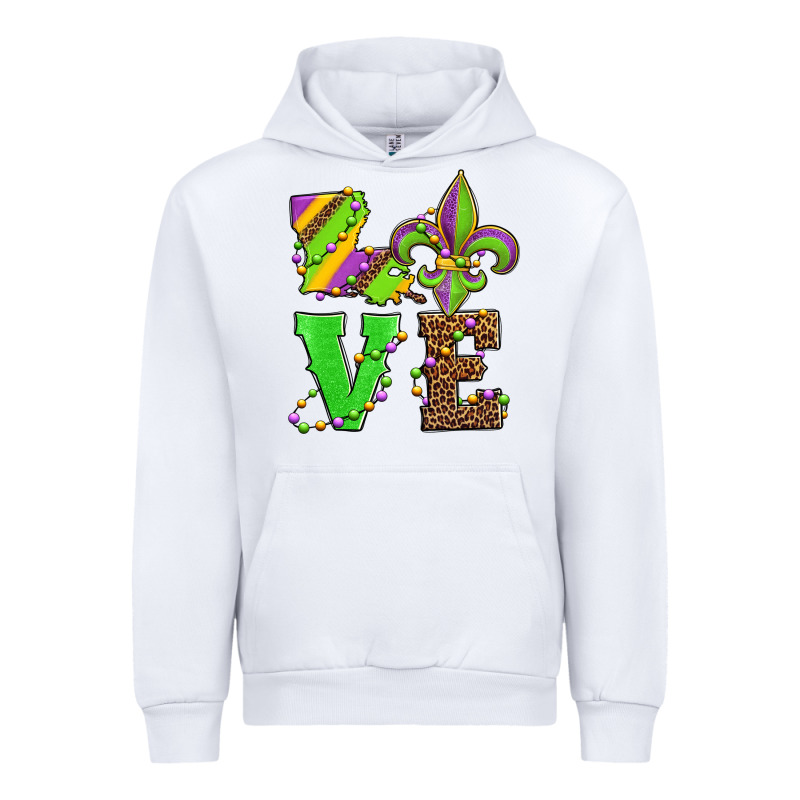 Love Mardi Gras Urban Hoodie by Jasminsmagicworld | Teevron