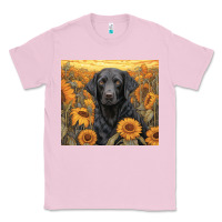 Bubblegum Pink black lab Classic Tee - Unal Design