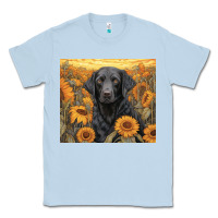 Dusty Blue black lab Classic Tee - Unal Design