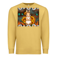Rabbit Daisy Sunflower Leopard 20oz Tumbler Premium Sweatshirt | Teevron