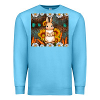 Ocean Blue Rabbit daisy sunflower leopard 20oz tumbler Premium Sweatshirt - Neo Western