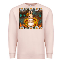 Pale Pink Rabbit daisy sunflower leopard 20oz tumbler Premium Sweatshirt - Neo Western