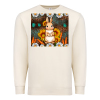 Sandshell Rabbit daisy sunflower leopard 20oz tumbler Premium Sweatshirt - Neo Western