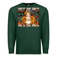 Sports Green Rabbit daisy sunflower leopard 20oz tumbler Premium Sweatshirt - Neo Western