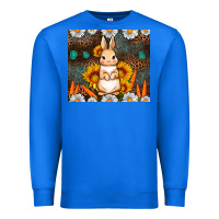 True Royal Rabbit daisy sunflower leopard 20oz tumbler Premium Sweatshirt - Neo Western