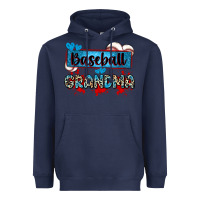 Navy baseball grandma with leopard Heavyweight Hoodie - Zillion Design Studio