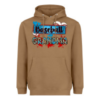 Toasted Coconut baseball grandma with leopard Heavyweight Hoodie - Zillion Design Studio