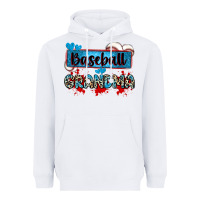White baseball grandma with leopard Heavyweight Hoodie - Zillion Design Studio