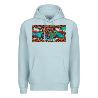 Hearts Mama License Plate Premium Hoodie | Teevron