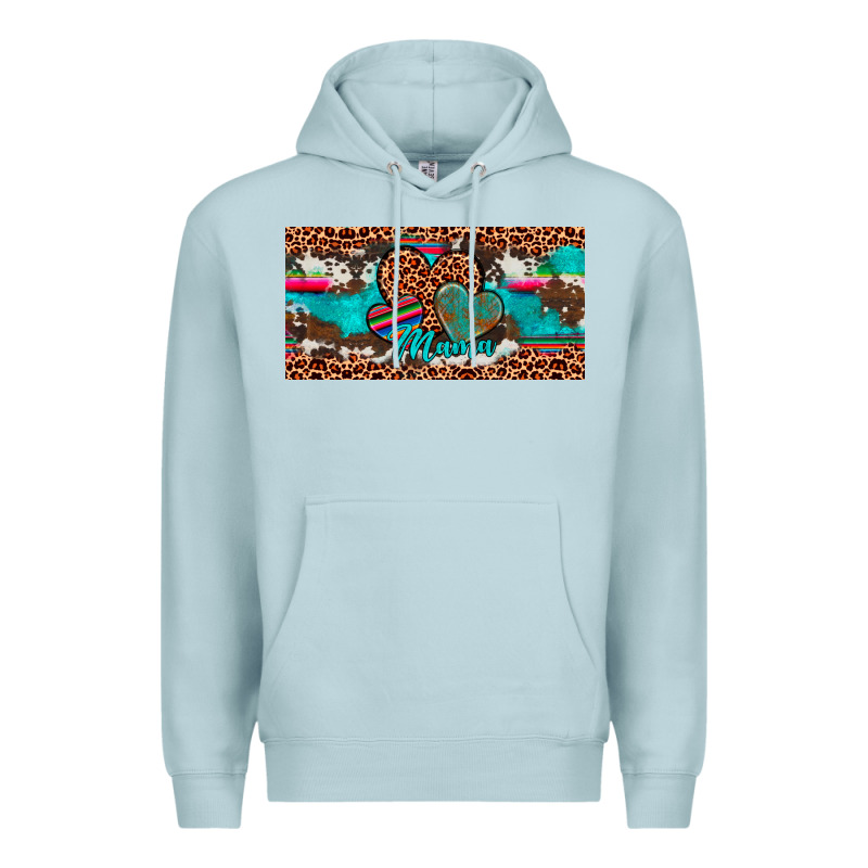 Hearts Mama License Plate Premium Hoodie by Artiststas | Teevron