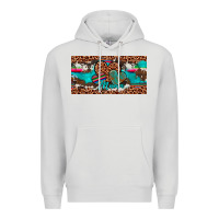 Dove Grey hearts mama license plate Premium Hoodie - Artiststas