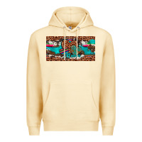 Pina Colada hearts mama license plate Premium Hoodie - Artiststas