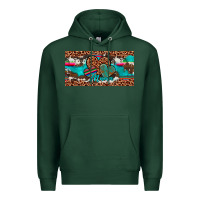 Sports Green hearts mama license plate Premium Hoodie - Artiststas
