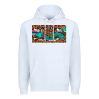 White hearts mama license plate Premium Hoodie - Artiststas