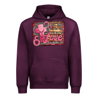 Mauve Wine let all that you do be done in love Urban Hoodie - Jasminsmagicworld