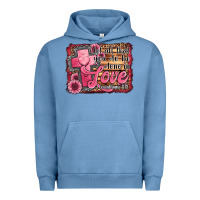 Pigment Pebble Blue let all that you do be done in love Urban Hoodie - Jasminsmagicworld