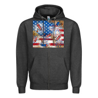 Charcoal Heather American Zipper Hoodie - RanaPortraitStore