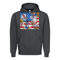 Smoke American Zipper Hoodie - RanaPortraitStore