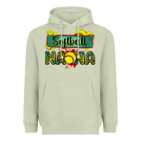 Matcha softball nana with leopard Heavyweight Hoodie - Zillion Design Studio