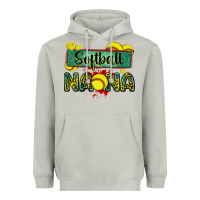 Moon Dust softball nana with leopard Heavyweight Hoodie - Zillion Design Studio