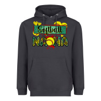 Smoke softball nana with leopard Heavyweight Hoodie - Zillion Design Studio