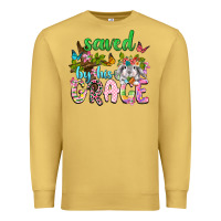 Antique Gold Saved by his grace Premium Sweatshirt - Neo Western