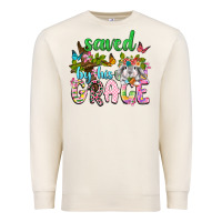 Sandshell Saved by his grace Premium Sweatshirt - Neo Western