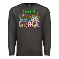 Smoke Saved by his grace Premium Sweatshirt - Neo Western