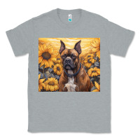 Heather Grey boxer dog Classic Tee - Unal Design