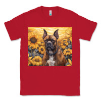 Red boxer dog Classic Tee - Unal Design