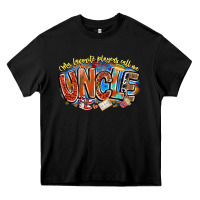 Black my favorite players call me uncle basketball Heavy Core Tee - CowhideDigitalArt