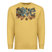 Antique Gold love my tribe Premium Sweatshirt - SublimationCraftShop