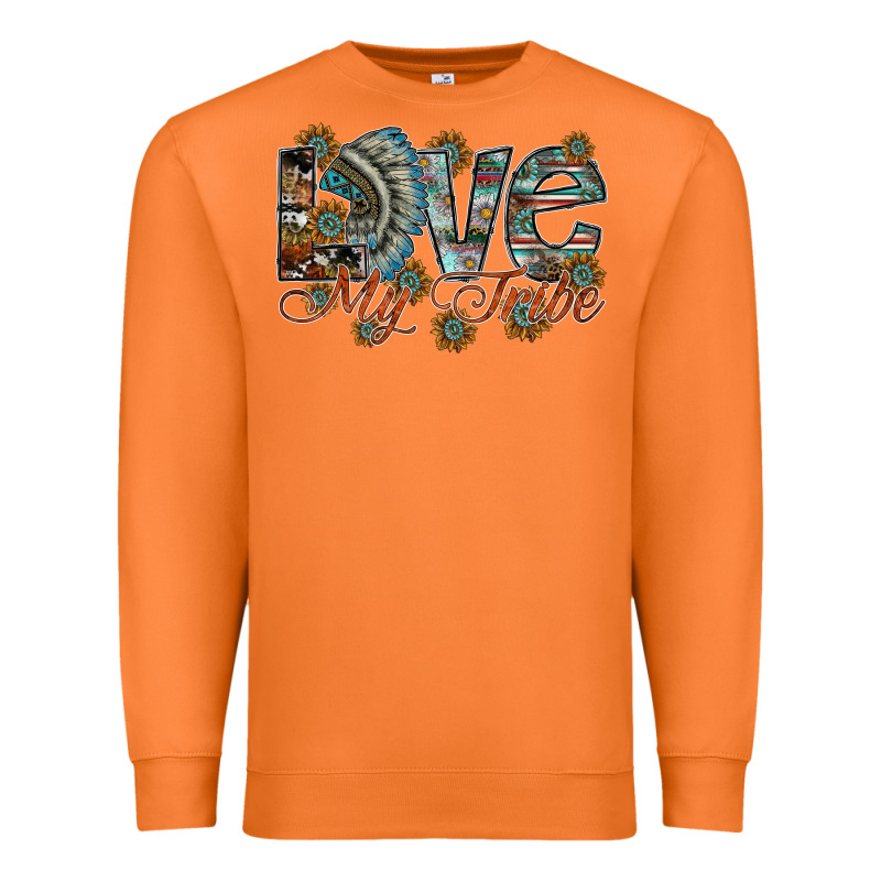 Love My Tribe Premium Sweatshirt by SublimationCraftShop | Teevron