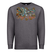 Charcoal Heather love my tribe Premium Sweatshirt - SublimationCraftShop