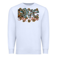White love my tribe Premium Sweatshirt - SublimationCraftShop