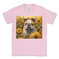 Bubblegum Pink bulldog Classic Tee - Unal Design