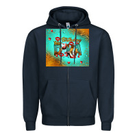 Navy birthday diva Zipper Hoodie - RanaPortraitStore