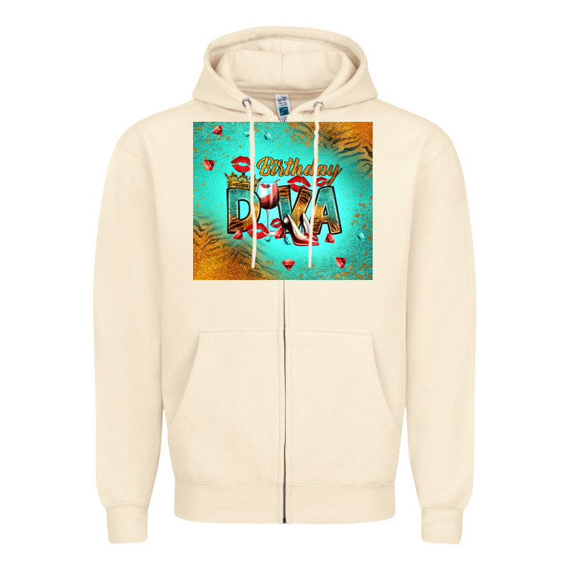 Birthday Diva Zipper Hoodie by RanaPortraitStore | Teevron
